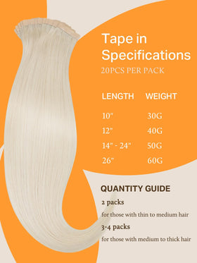 DOORES Tape In Hair Extensions showing application process