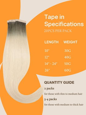 DOORES Tape in Hair Extensions showing installation process