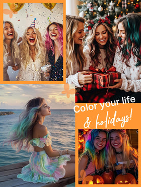DOORES Tape In Hair Extensions showing length comparison