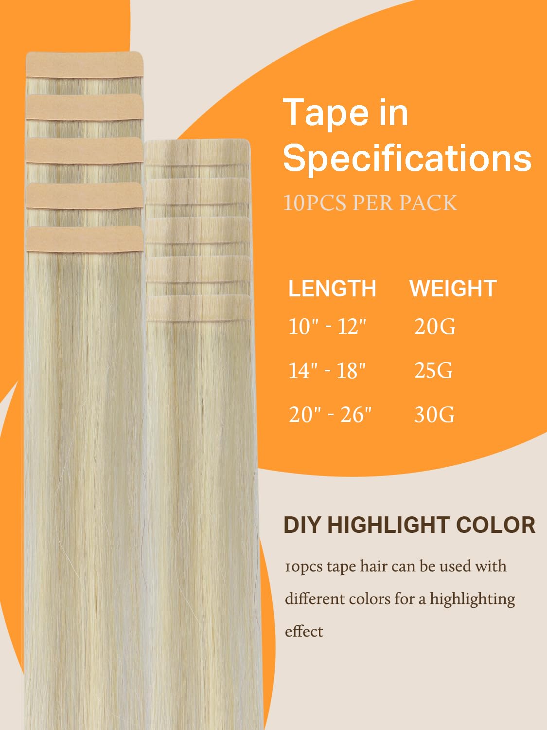 DOORES Tape in Hair Extensions styled with curls