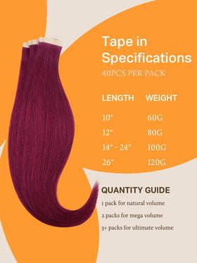 DOORES Tape in Hair Extensions transparent tape close-up