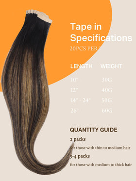 DOORES Tape in Hair Extensions various colour options