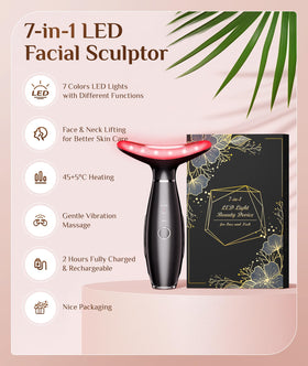 Dopsikn 7 Color Galvanic Machine in use on a model's face