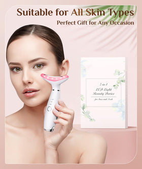 Dopsikn 7 Color Galvanic Machine in use on a model's face