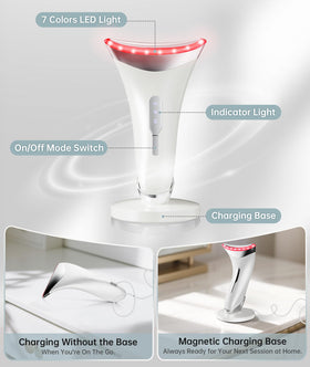 Dopsikn Facial Massager in use on a person's face