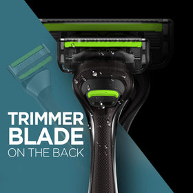 DORCO Pace 6 Pro razor showing ergonomic handle