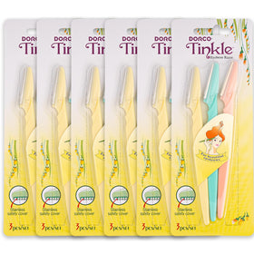 DORCO Tinkle Dermaplaning Tool 18ct pack front view