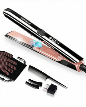 DORISILK 2 in 1 Hair Straightener and Curler front view