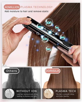 DORISILK flat iron with 360° swivel cord