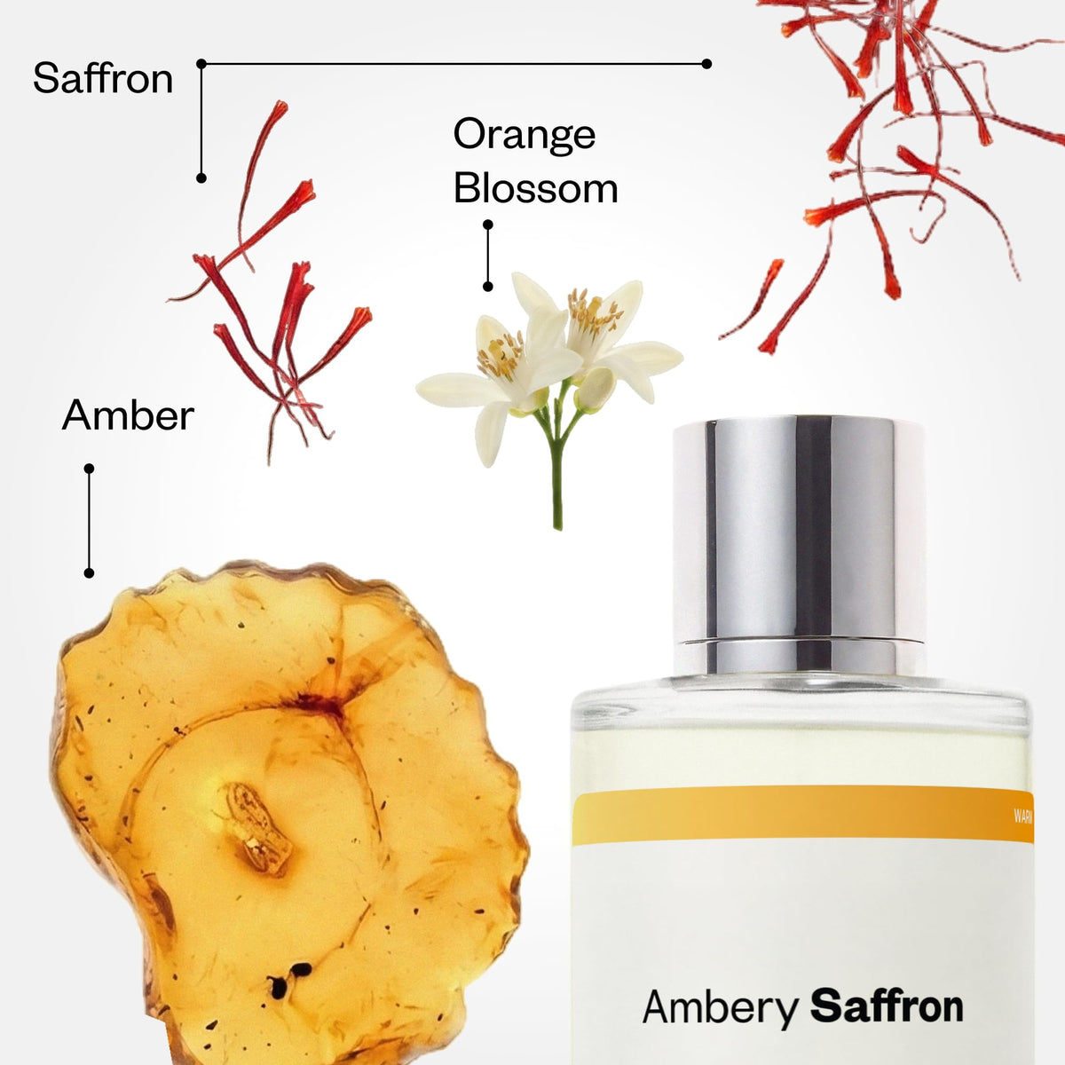 Dossier Ambery Saffron Eau de Parfum 100ml in gift box