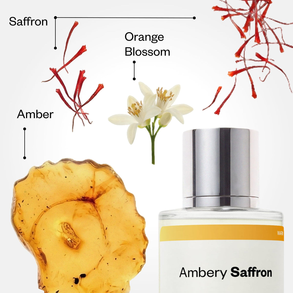 Dossier Ambery Saffron Eau de Parfum in gift-ready box