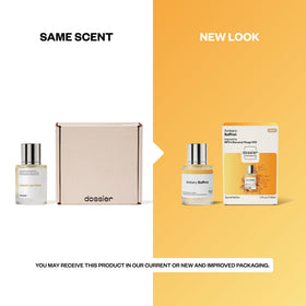 Dossier Ambery Saffron Eau de Parfum in packaging