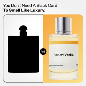 Dossier Ambery Vanilla bottle with cap on