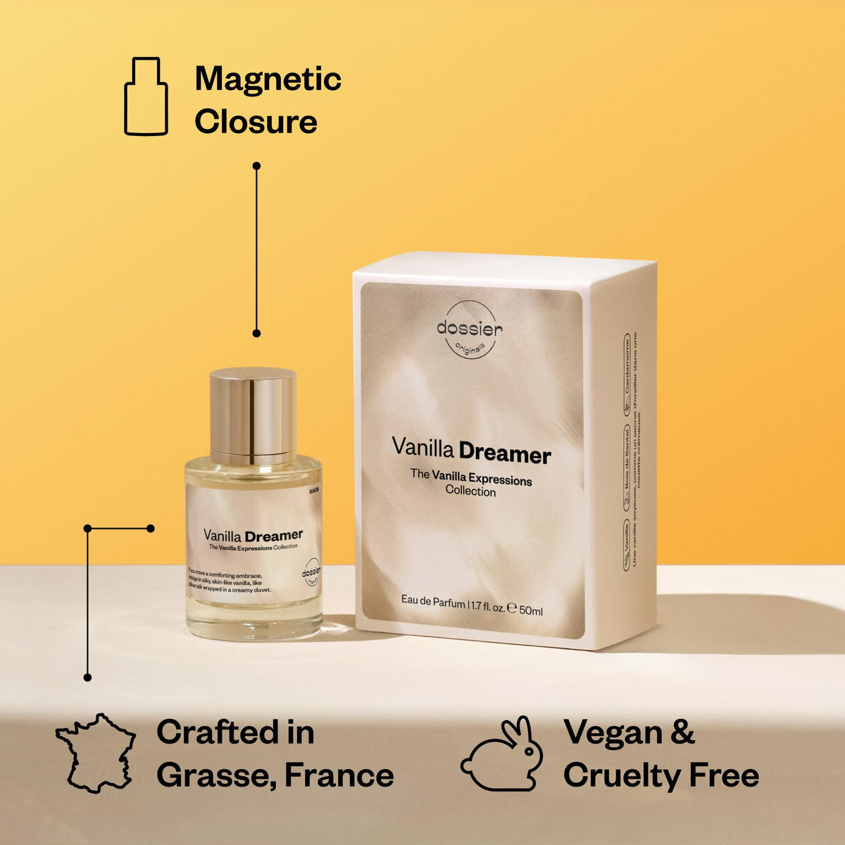 Dossier Vanilla Dreamer Eau de Parfum 50ml lifestyle scene