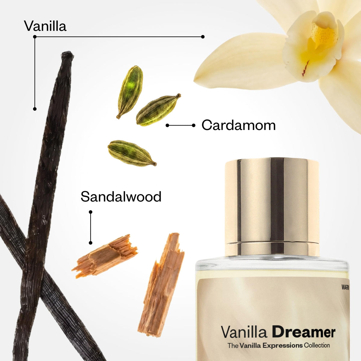 Dossier Vanilla Dreamer Eau de Parfum 50ml side view