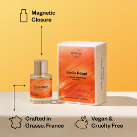 Dossier Vanilla Rebel Eau de Parfum 50ml bottle cap close-up