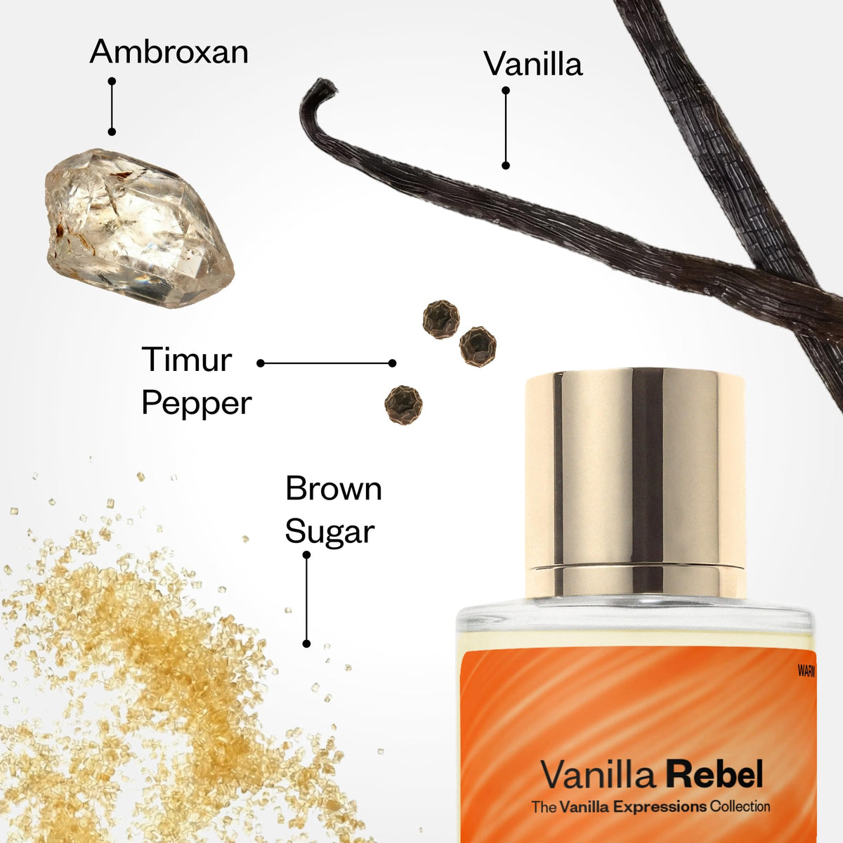 Dossier Vanilla Rebel Eau de Parfum 50ml packaging front