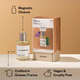 Dossier Woody Sandalwood Eau de Parfum gift-ready box