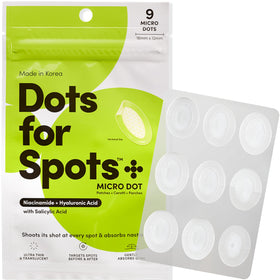 Dots for Spots Pimple Patches front view with packaging
