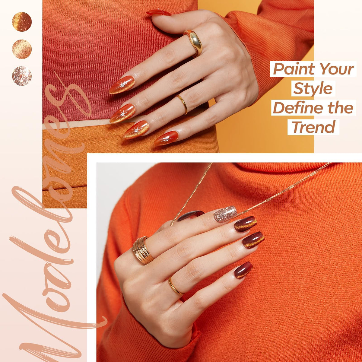 Double-head magnetic stick included in modelones Gel Nail Polish Set
