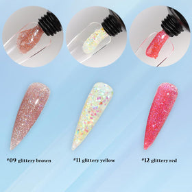 Double-head nail brush pen from Fcozpjk Poly Gel Nail Kit