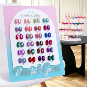 Double Rhythm Cat Eye Gel Nail Polish Set 28Pcs front view