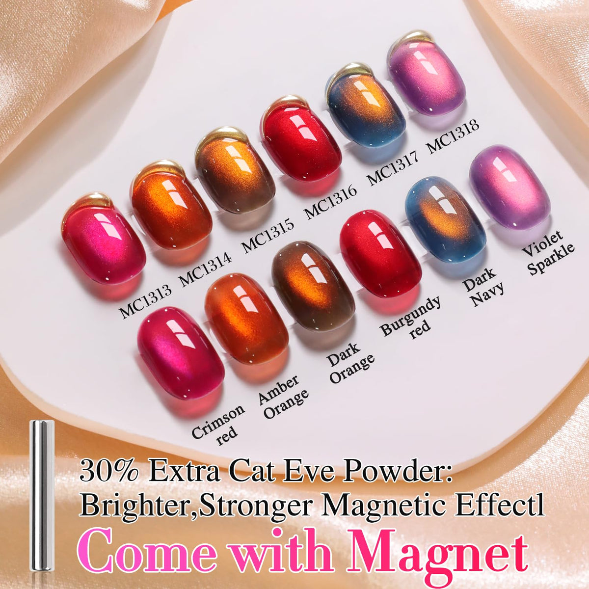 Double Rhythm Cat Eye Gel Nail Polish Set packaging