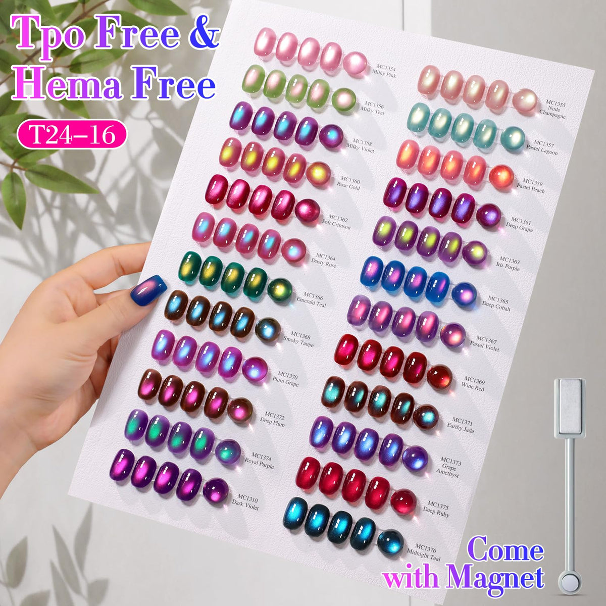 Double Rhythm Cat Eye Gel Nail Polish Set packaging