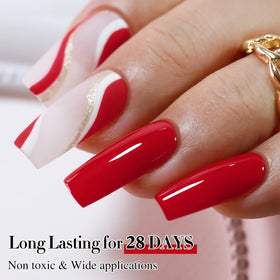 Double Rhythm Gel Nail Polish 15ML Red-A1399 packaging