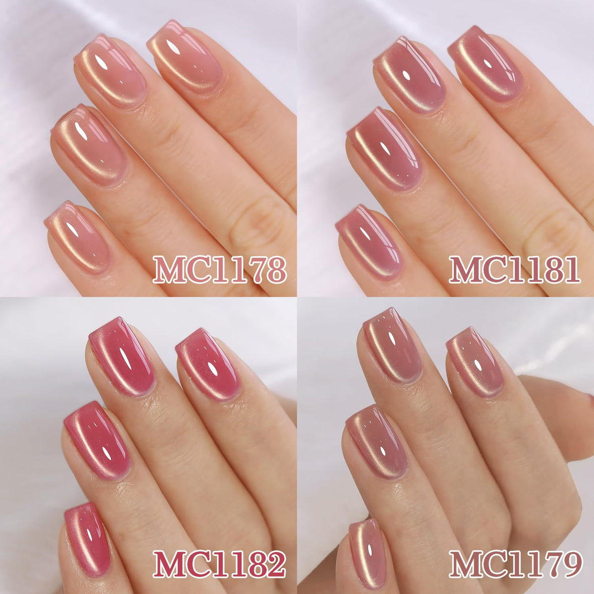 Double Rhythm Gel Nail Polish application on nails
