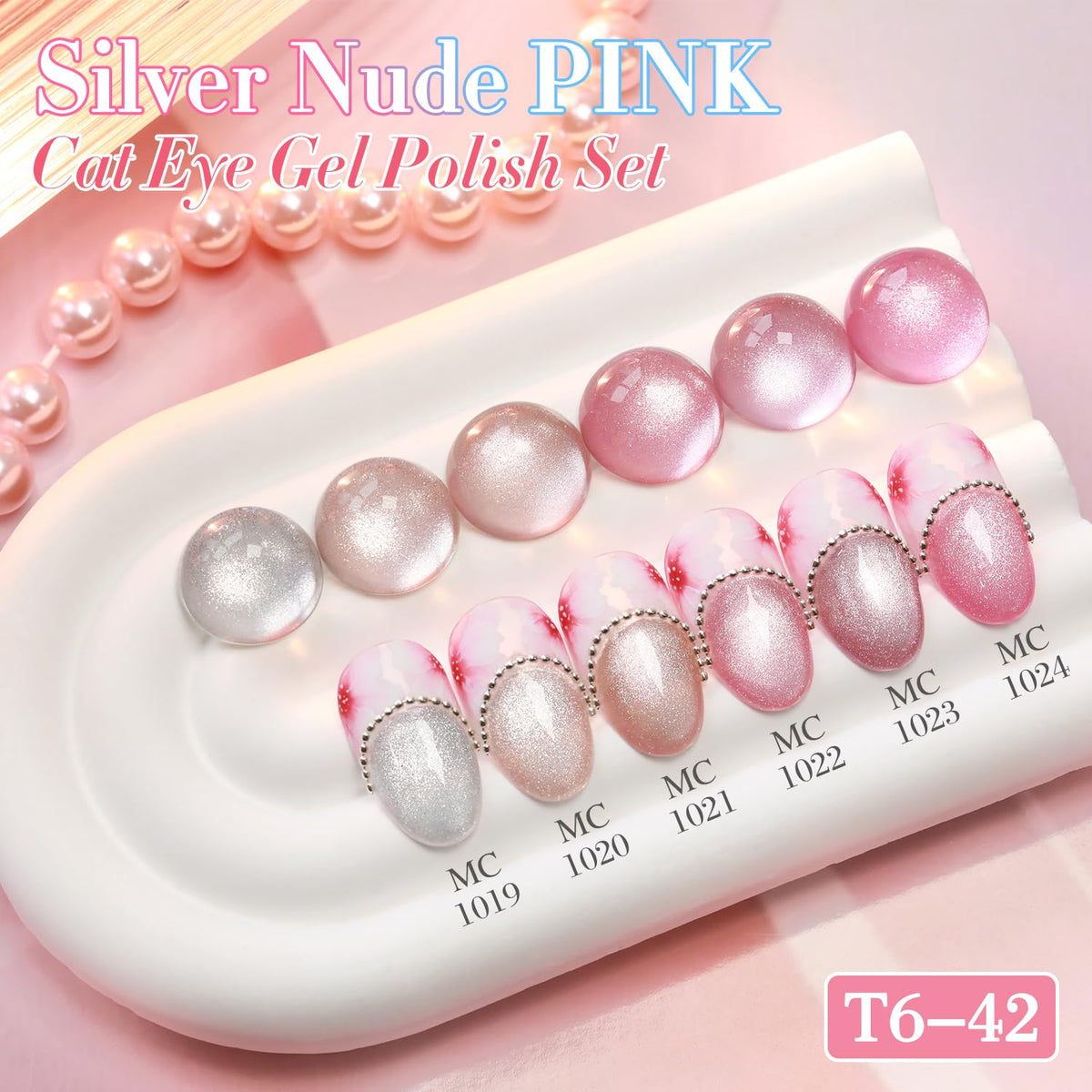 Double Rhythm Gel Nail Polish application process with UV lamp