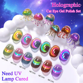 Double Rhythm Gel Nail Polish bottle with holographic effect