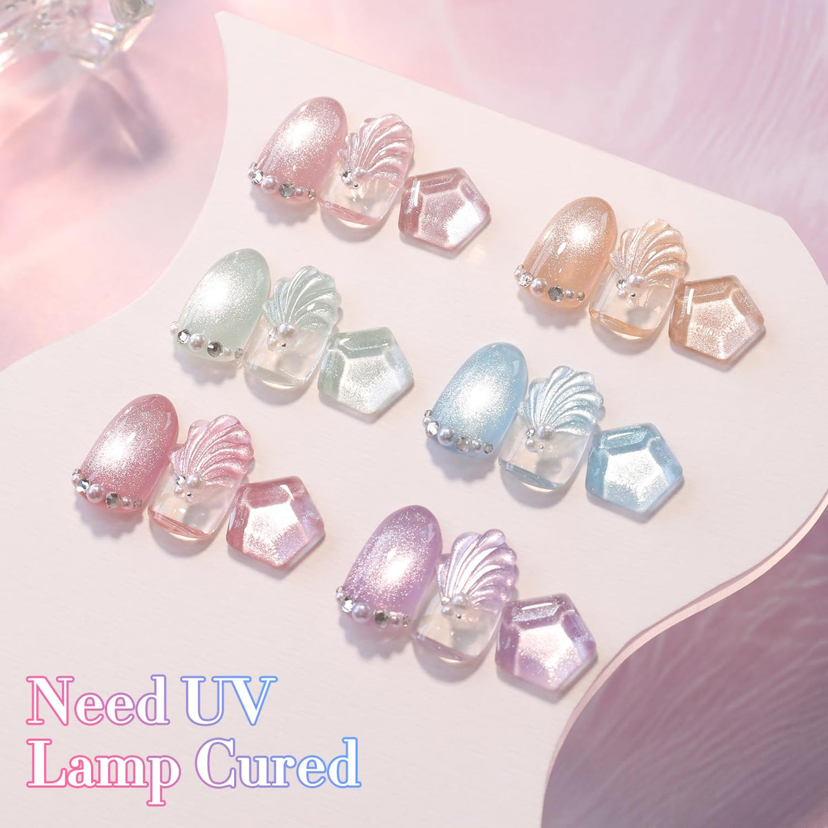 Double Rhythm Gel Nail Polish bottles in a stylish arrangement