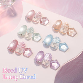 Double Rhythm Gel Nail Polish bottles in a stylish arrangement