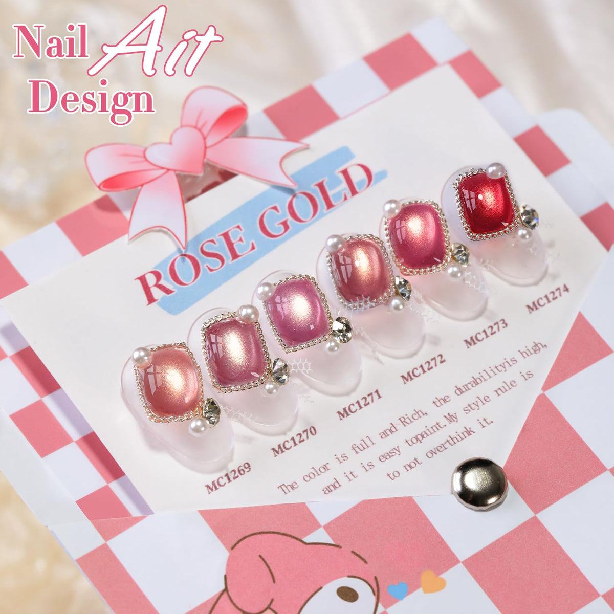 Double Rhythm Gel Nail Polish bottles with colour swatches