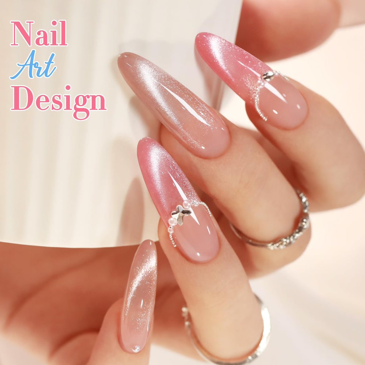Double Rhythm Gel Nail Polish bottles with colour swatches