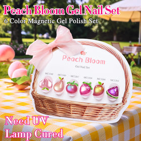 Double Rhythm Gel Nail Polish in rose colour with swatch