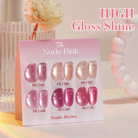 Double Rhythm Gel Nail Polish in use on manicured nails