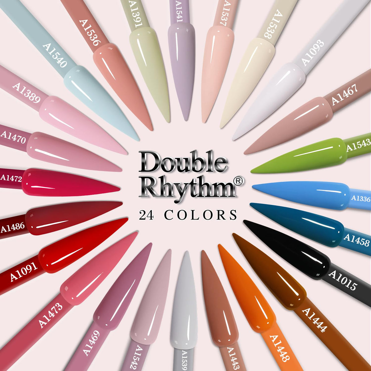 Double Rhythm Gel Nail Polish in use on nails