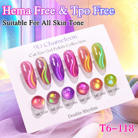 Double Rhythm Gel Nail Polish on manicured nails