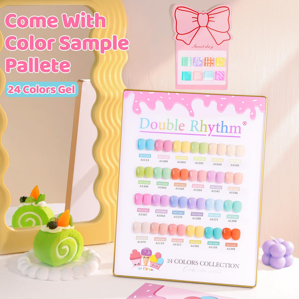 Double Rhythm Gel Nail Polish Set packaging and contents