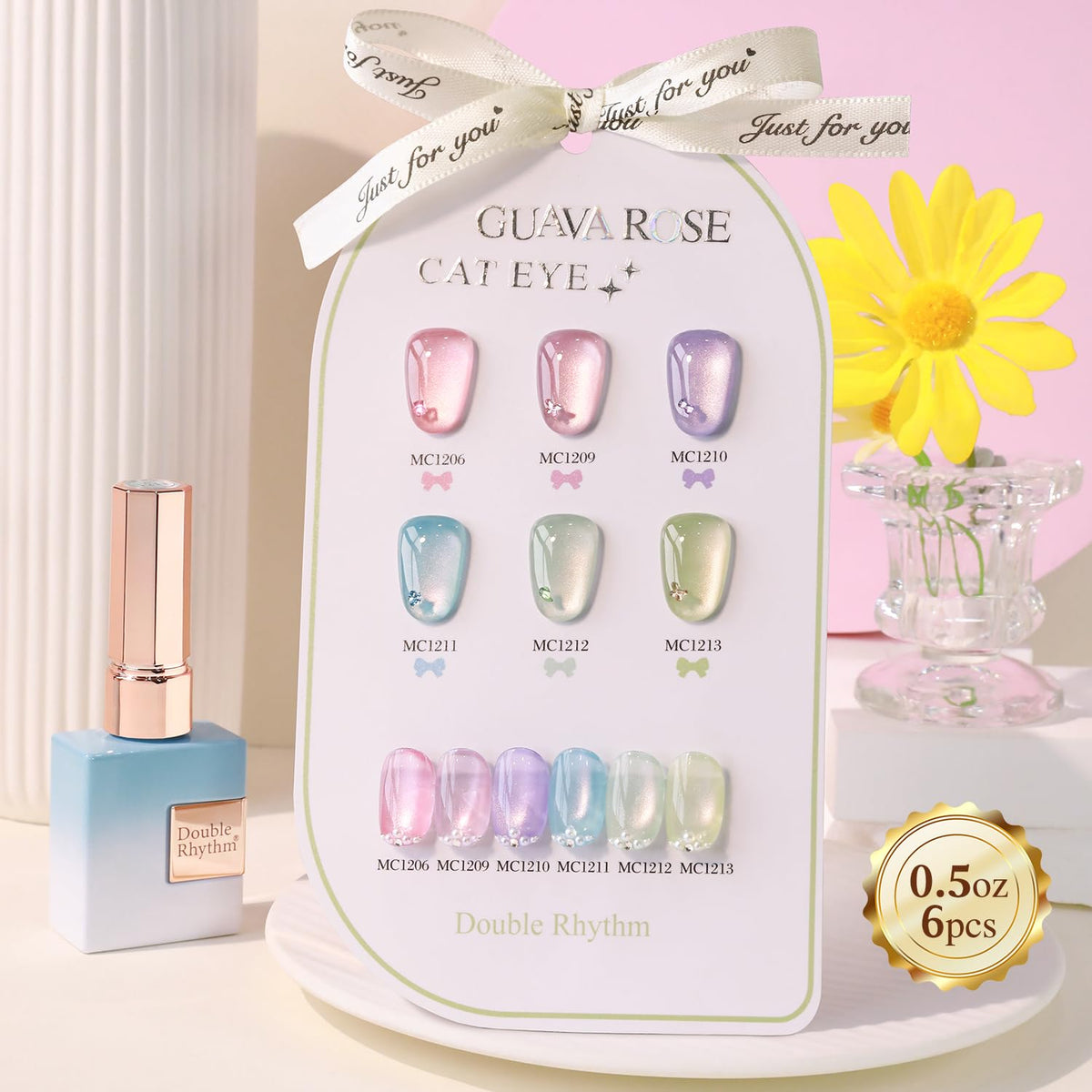 Double Rhythm Gel Nail Polish Set packaging overview