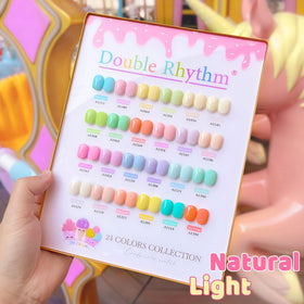 Double Rhythm Gel Nail Polish Set with application tools