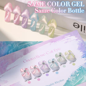 Double Rhythm Gel Nail Polish Set with base and top coat