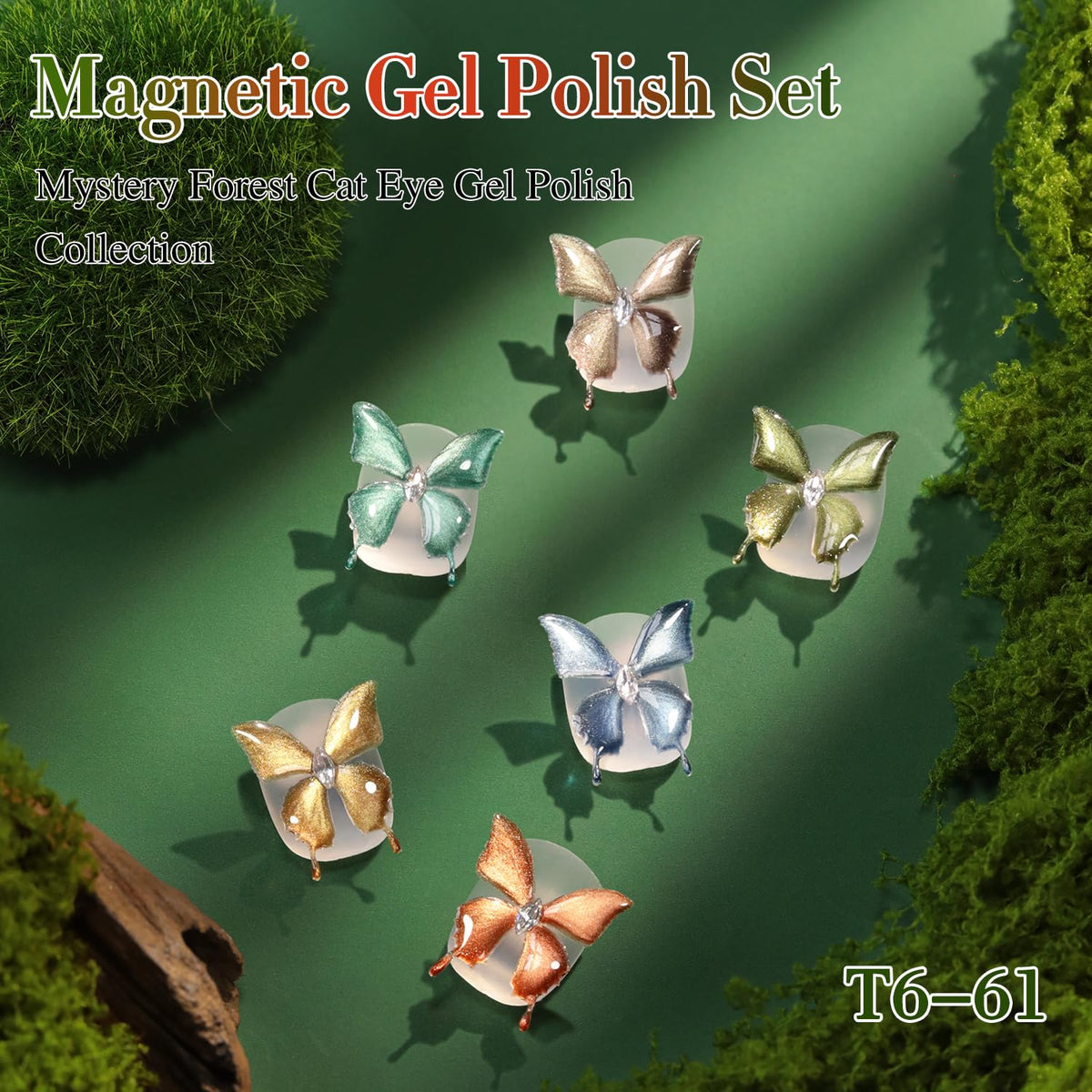 Double Rhythm Gel Nail Polish Set with colour swatches