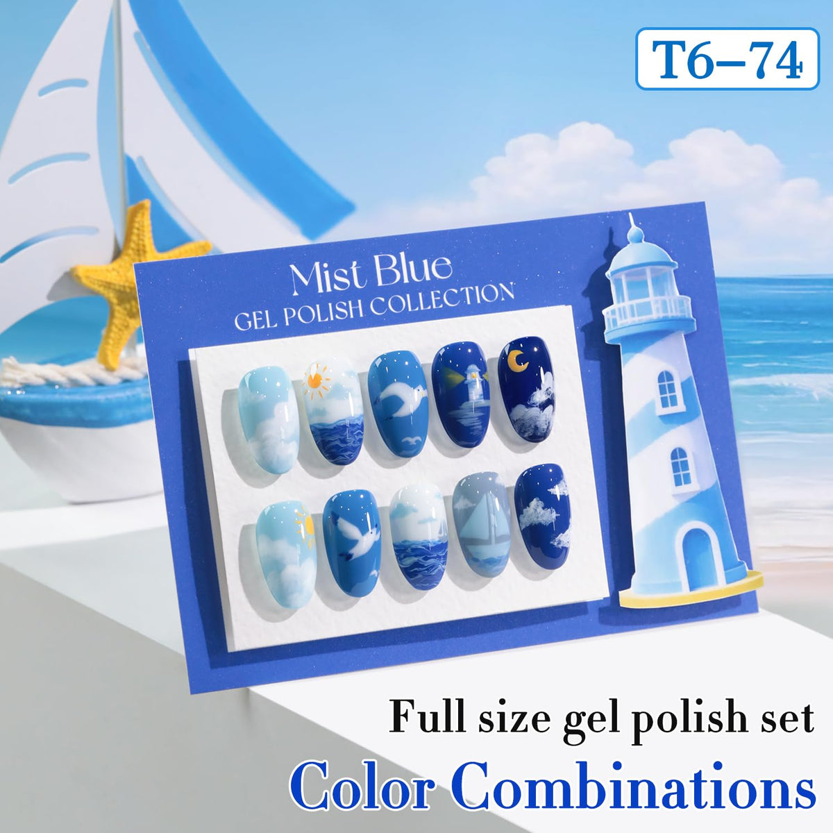 Double Rhythm gel polish application process on nails