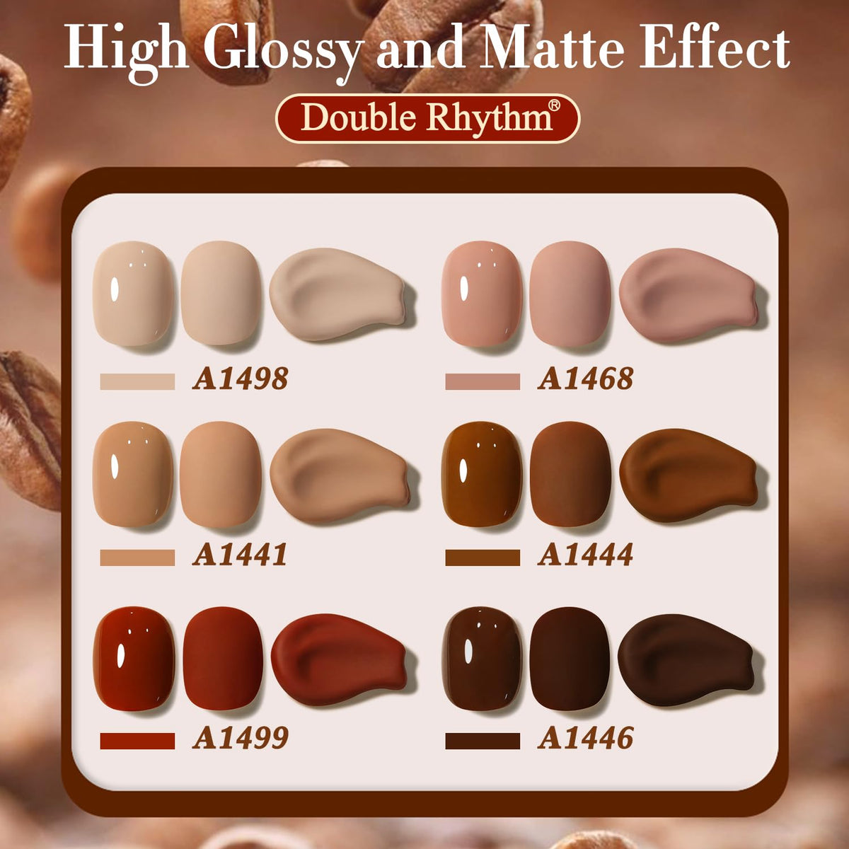 Double Rhythm Gel Polish bottle in beige shade