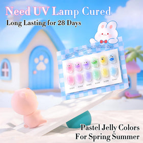 Double Rhythm Gel Polish bottle in Jelly Blue