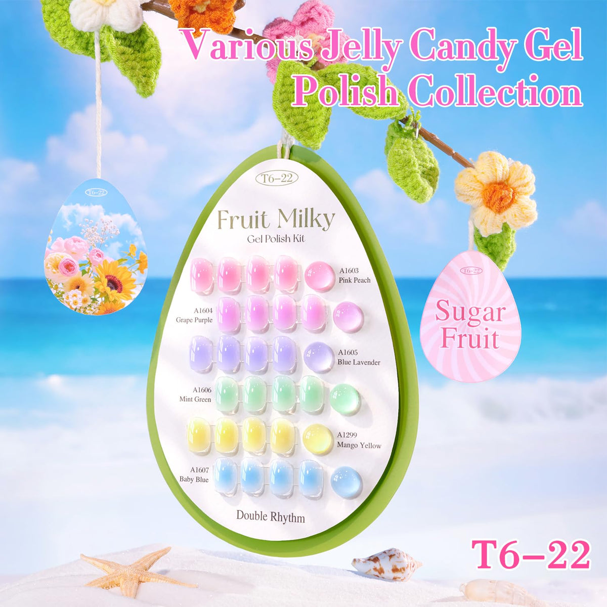Double Rhythm Gel Polish bottle in Jelly Purple