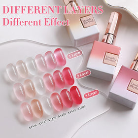 Double Rhythm Gel Polish bottle in Peach